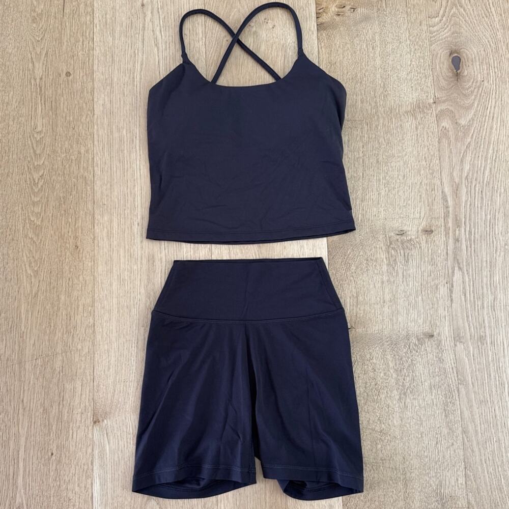 Elite Eleven Tank Top Airey & Bike Shorts Perform Size XS Brown